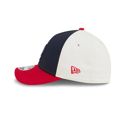 Pictured is this MLB City Connect LA Angels 39THIRTY M-Crown A-Frame Stretch Fit cap in navy. 6