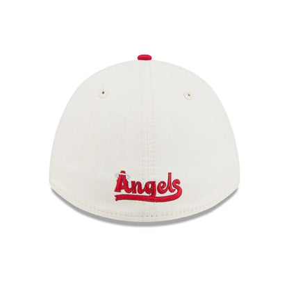 Pictured is this MLB City Connect LA Angels 39THIRTY M-Crown A-Frame Stretch Fit cap in navy. 7