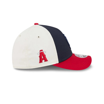 Pictured is this MLB City Connect LA Angels 39THIRTY M-Crown A-Frame Stretch Fit cap in navy. 5