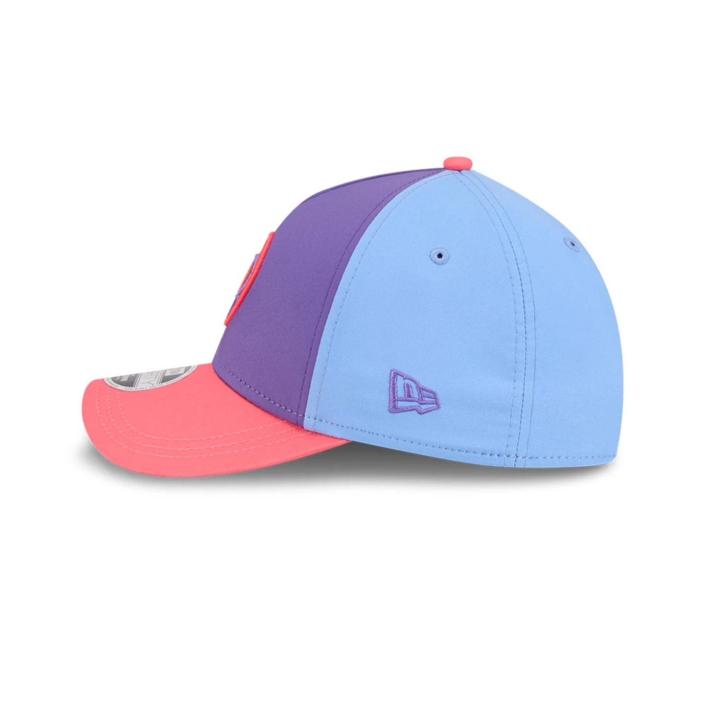 Pictured is this MLB City Connect Colorado Rockies 39THIRTY M-Crown A-Frame Stretch Fit cap in Purple. 6
