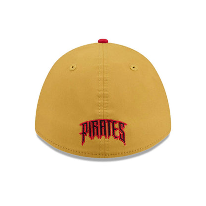 Pictured is this MLB City Connect Pittsburgh Pirates 39THIRTY M-Crown A-Frame Stretch Fit cap in black. 5