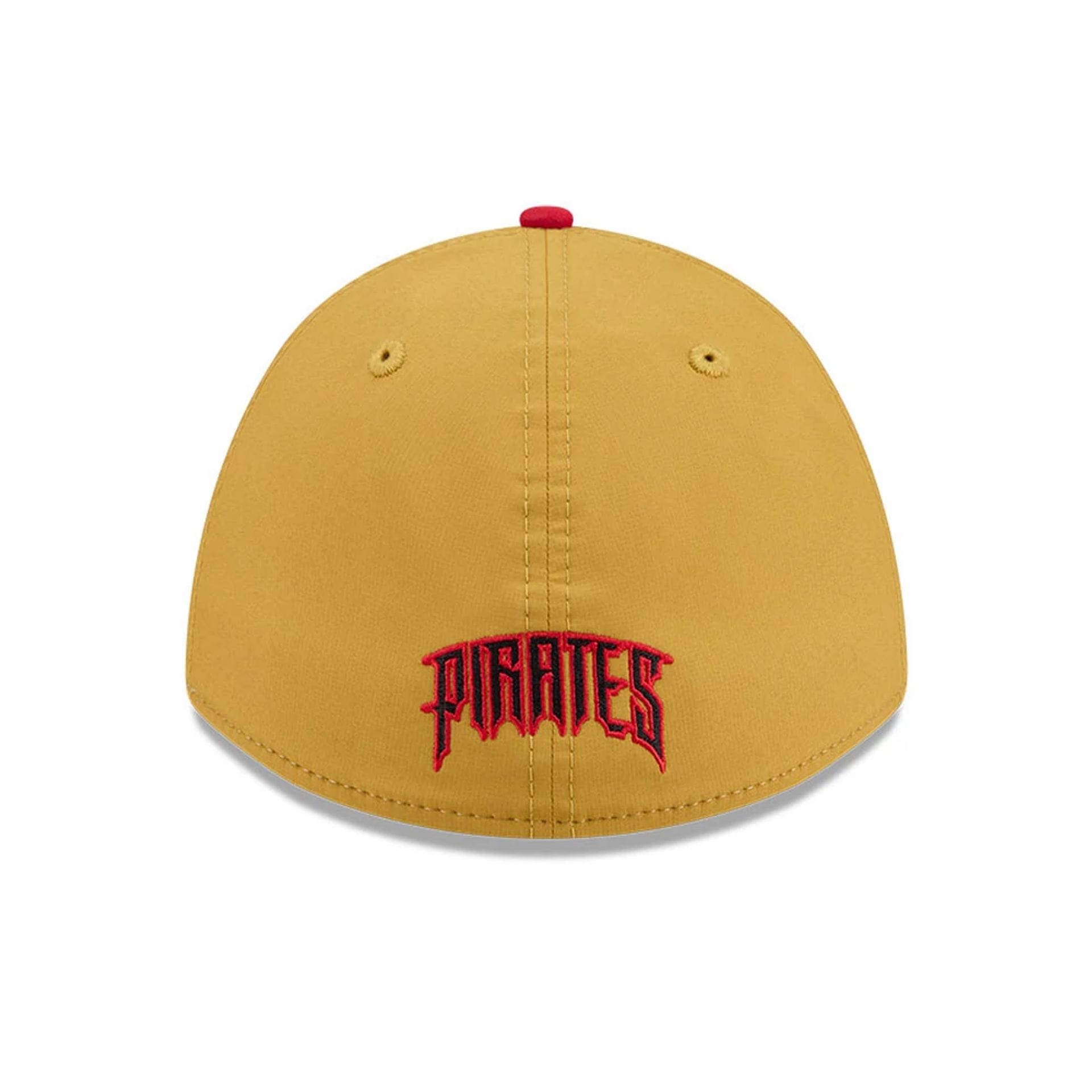 Pictured is this MLB City Connect Pittsburgh Pirates 39THIRTY M-Crown A-Frame Stretch Fit cap in black. 5
