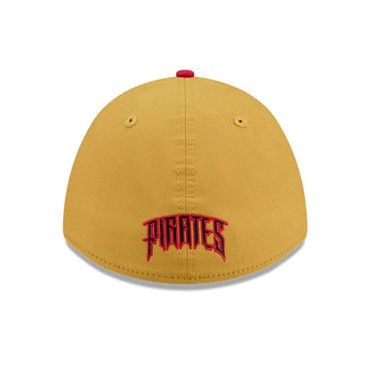 Pictured is this MLB City Connect Pittsburgh Pirates 39THIRTY M-Crown A-Frame Stretch Fit cap in black. 5