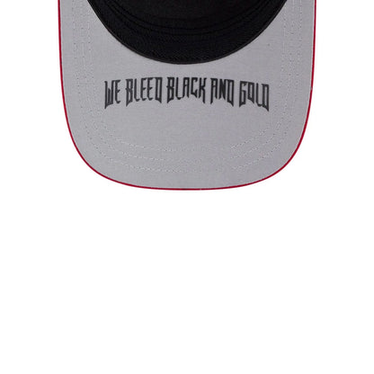 Pictured is this MLB City Connect Pittsburgh Pirates 39THIRTY M-Crown A-Frame Stretch Fit cap in black. 2