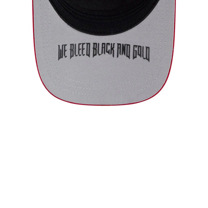 Pictured is this MLB City Connect Pittsburgh Pirates 39THIRTY M-Crown A-Frame Stretch Fit cap in black. 2