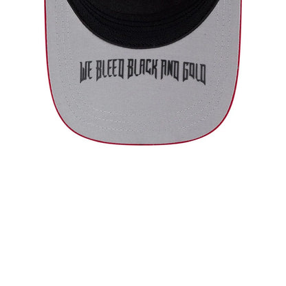 Pictured is this MLB City Connect Pittsburgh Pirates 39THIRTY M-Crown A-Frame Stretch Fit cap in black. 2