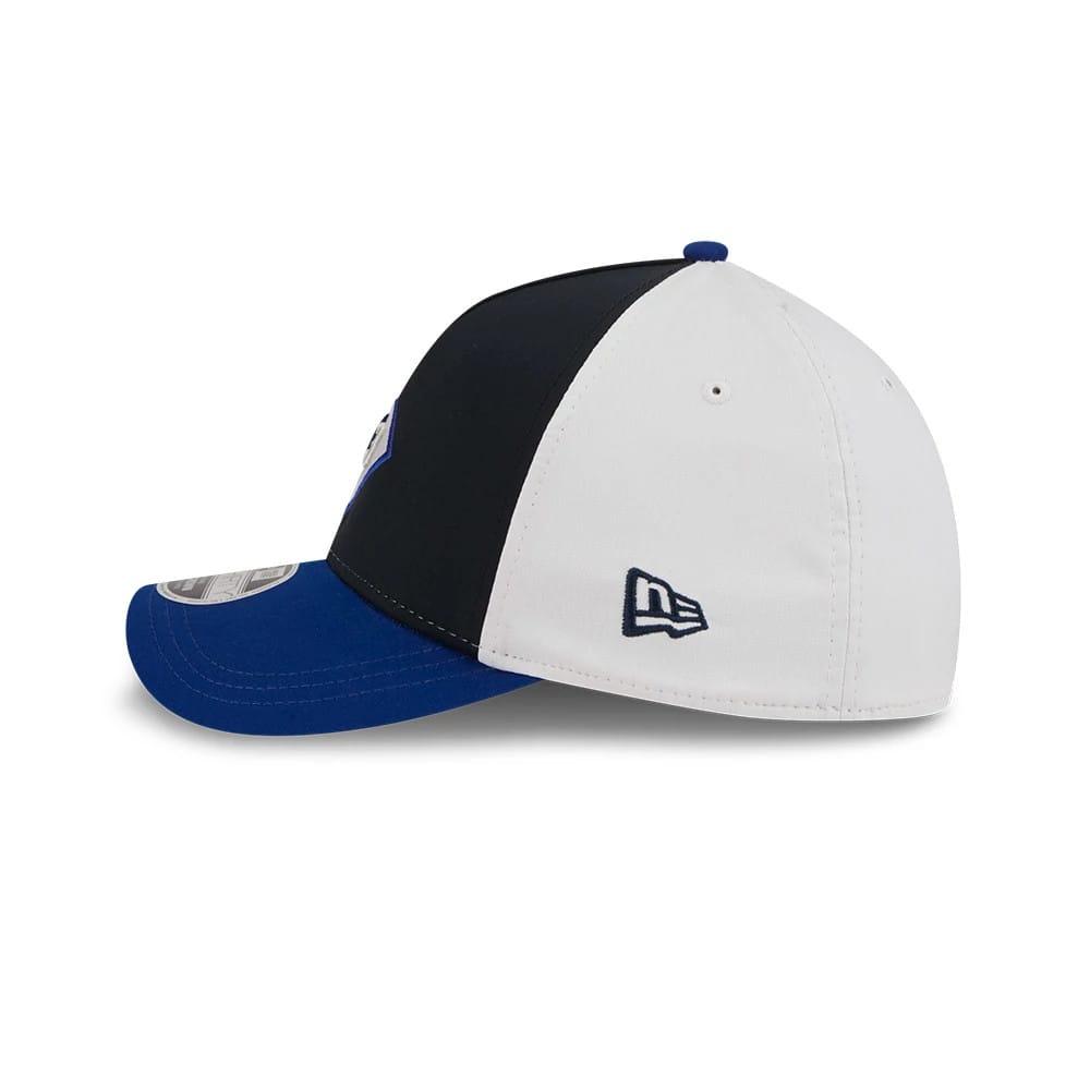 Pictured is this MLB City Connect Detroit Tigers 39THIRTY M-Crown A-Frame Stretch Fit cap in Navy. 6