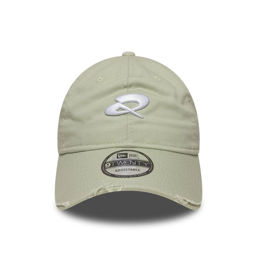 Pictured is this Quadrant X New Era Distressed 9TWENTY cap in pastel green. 2
