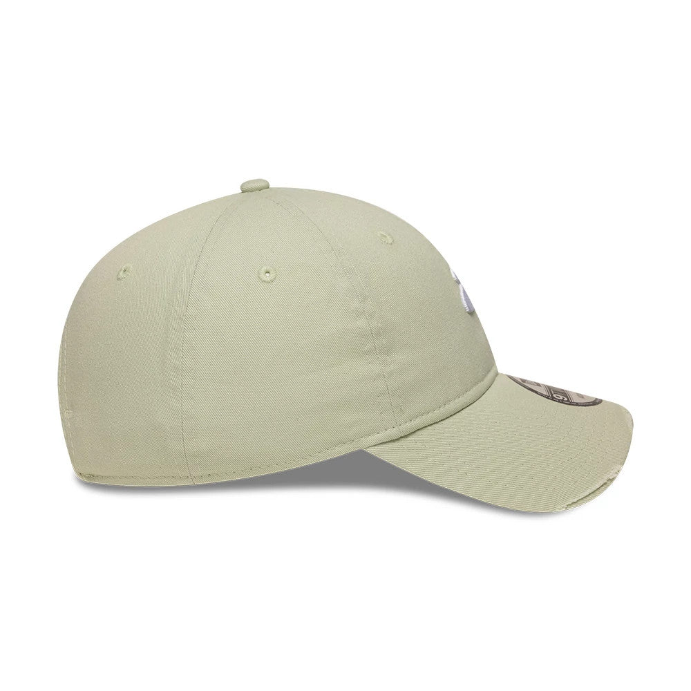 Pictured is this Quadrant X New Era Distressed 9TWENTY cap in pastel green. 5