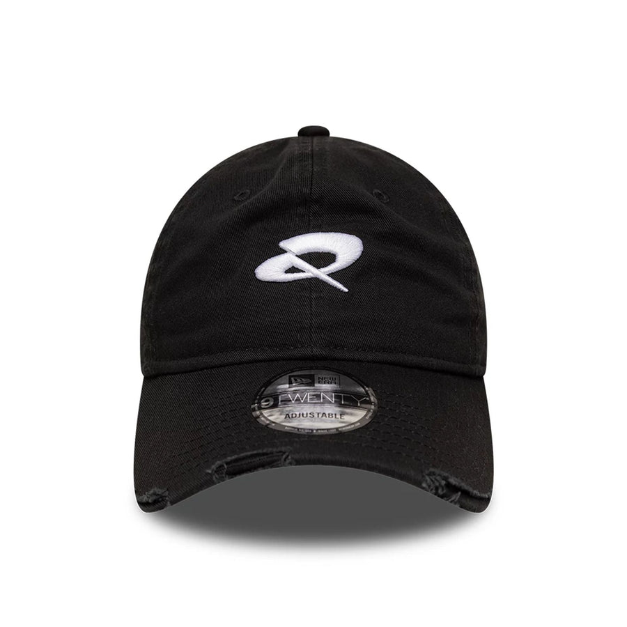 Pictured is this Quadrant X New Era Distressed 9TWENTY cap in black. 2
