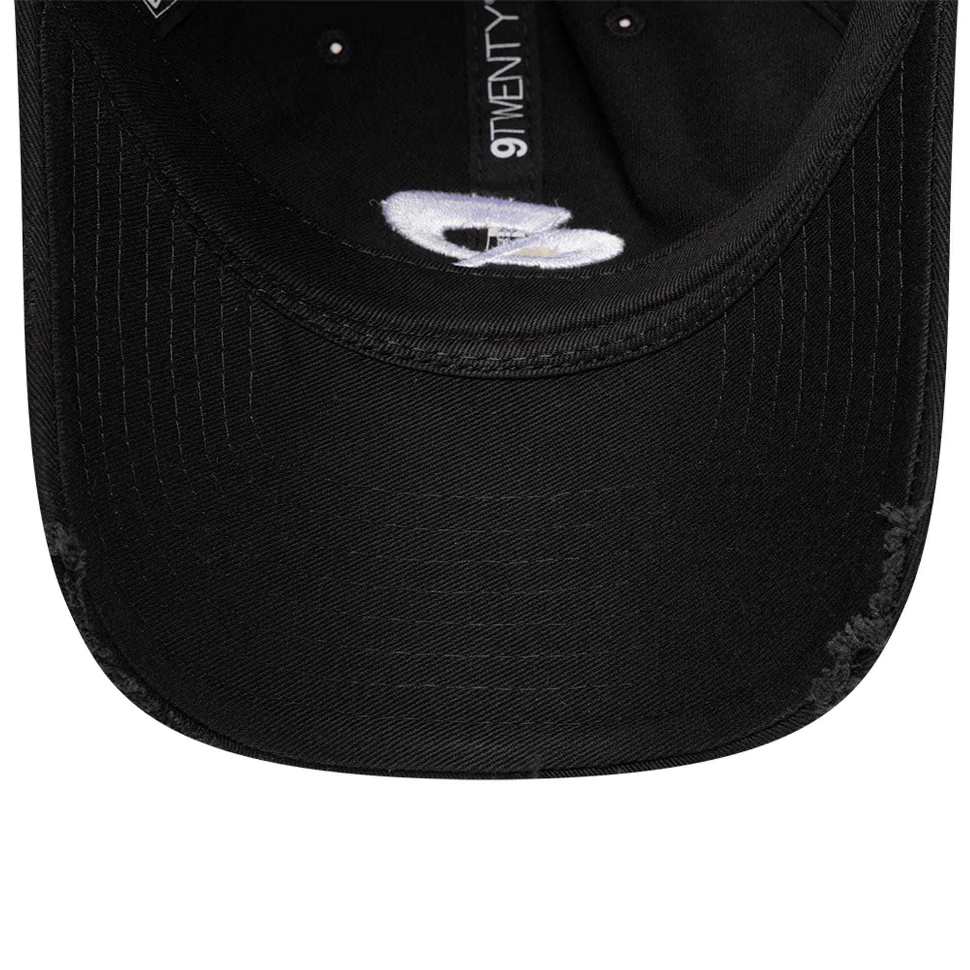 Pictured is this Quadrant X New Era Distressed 9TWENTY cap in black. 7