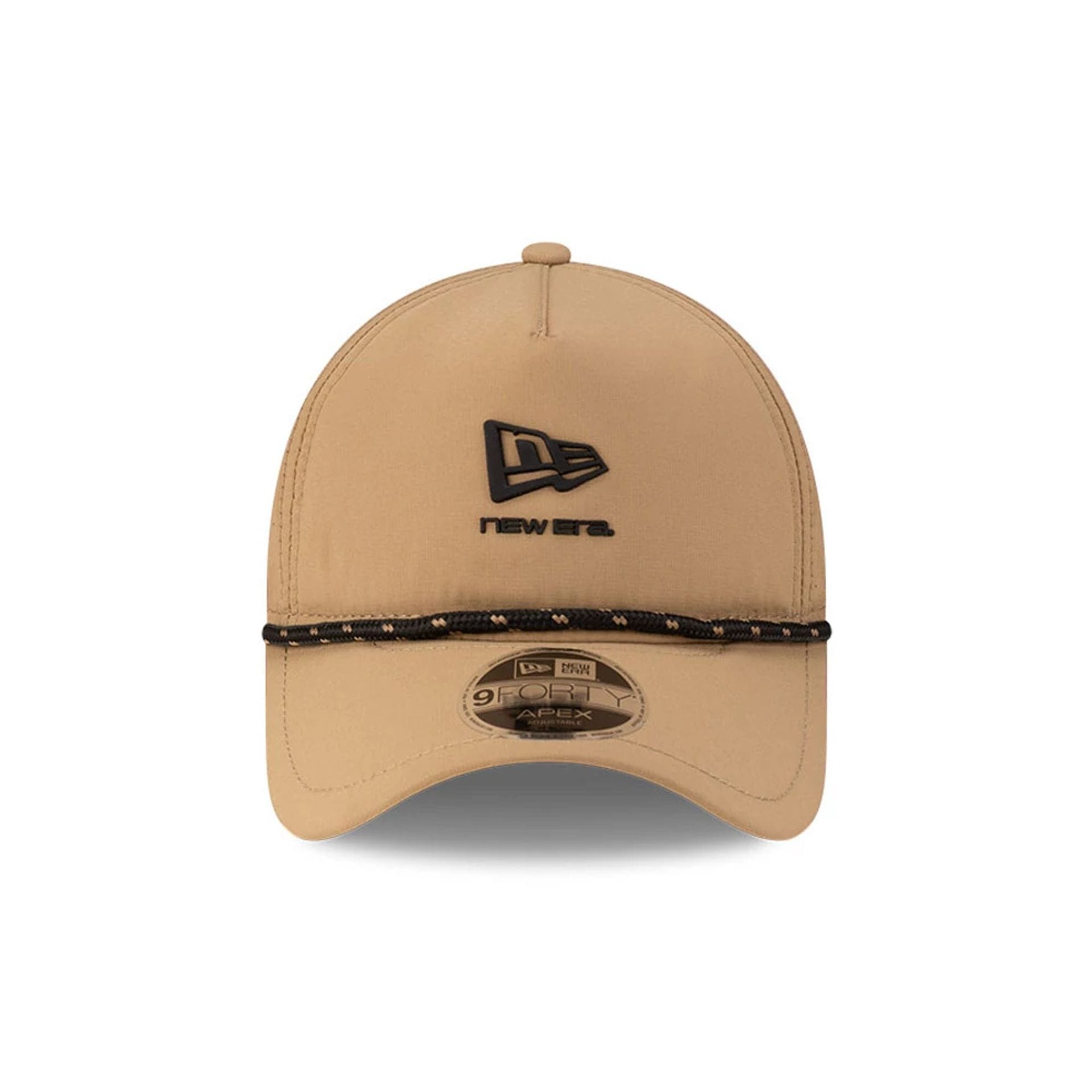 Pictured is this New Era 9FORTY Apex cap in beige. 3