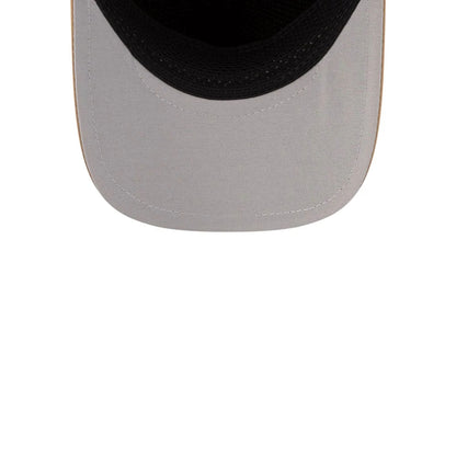 Pictured is this New Era 9FORTY Apex cap in beige. 2