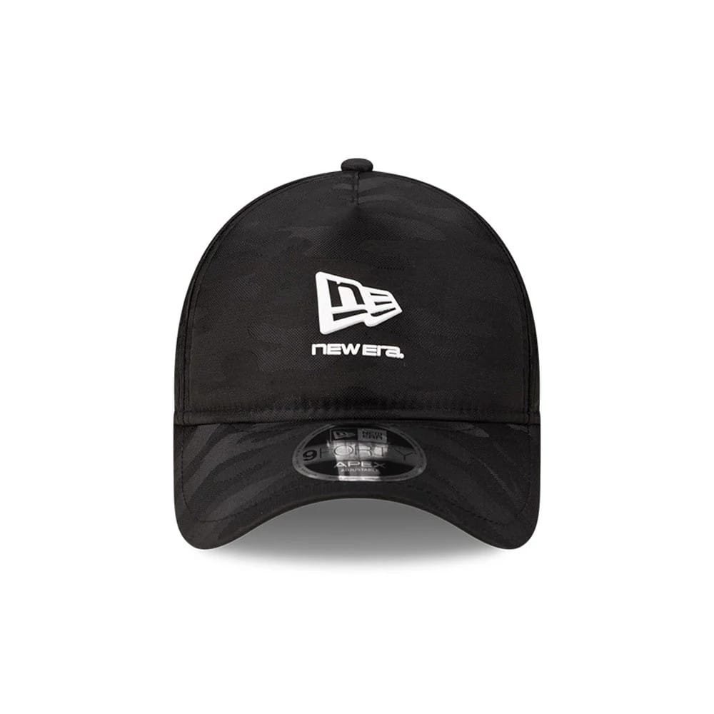 Pictured is this New Era 9FORTY Apex cap in black. 2