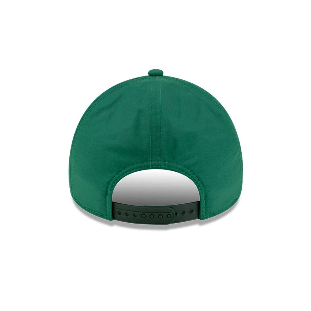 Pictured is this New Era 9FORTY Apex cap in dark green. 5