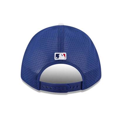 Pictured is this MLB Batting Practice 2026 LA Dodgers 9FORTY M-Crown A-Frame Adjustable cap in dark blue. 4
