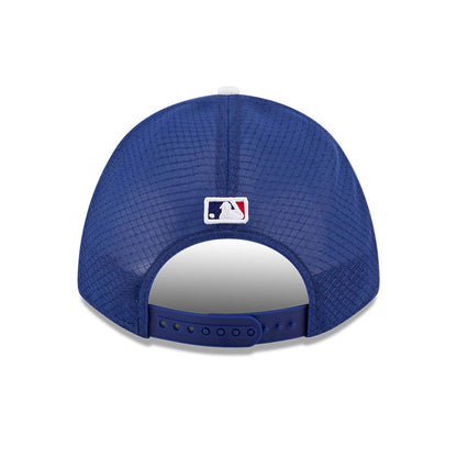 Pictured is this MLB Batting Practice 2026 LA Dodgers 9FORTY M-Crown A-Frame Adjustable cap in dark blue. 4