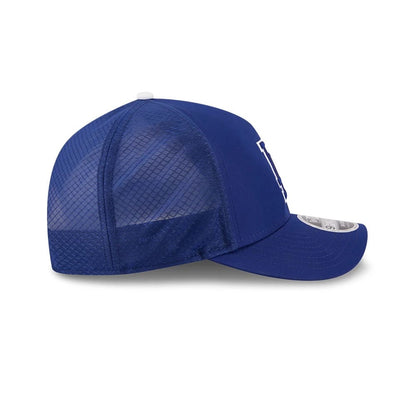 Pictured is this MLB Batting Practice 2026 LA Dodgers 9FORTY M-Crown A-Frame Adjustable cap in dark blue. 6