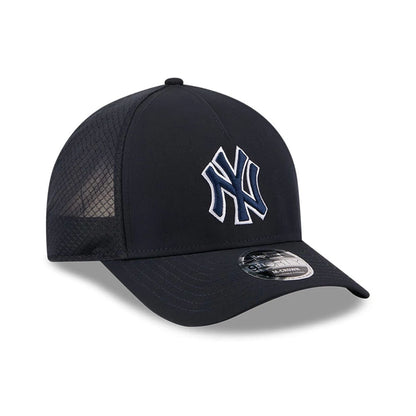 Pictured is this MLB Batting Practice 2026 New York Yankees 9FORTY M-Crown A-Frame Adjustable cap in navy. 3
