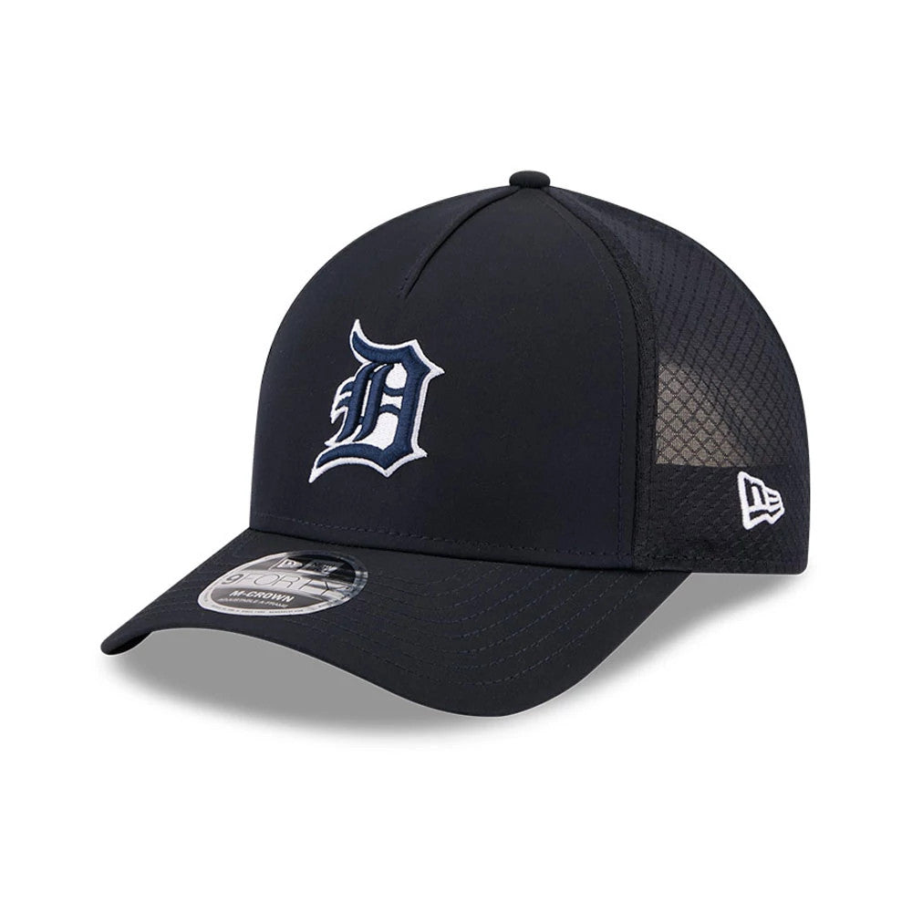 Pictured is this MLB Batting Practice 2026 Detroit Tigers 9FORTY M-Crown A-Frame Adjustable cap in navy. 1