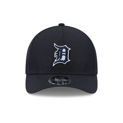 Pictured is this MLB Batting Practice 2026 Detroit Tigers 9FORTY M-Crown A-Frame Adjustable cap in navy. 2