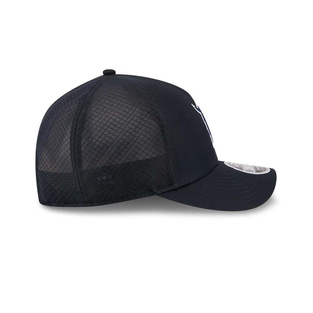 Pictured is this MLB Batting Practice 2026 Detroit Tigers 9FORTY M-Crown A-Frame Adjustable cap in navy. 6