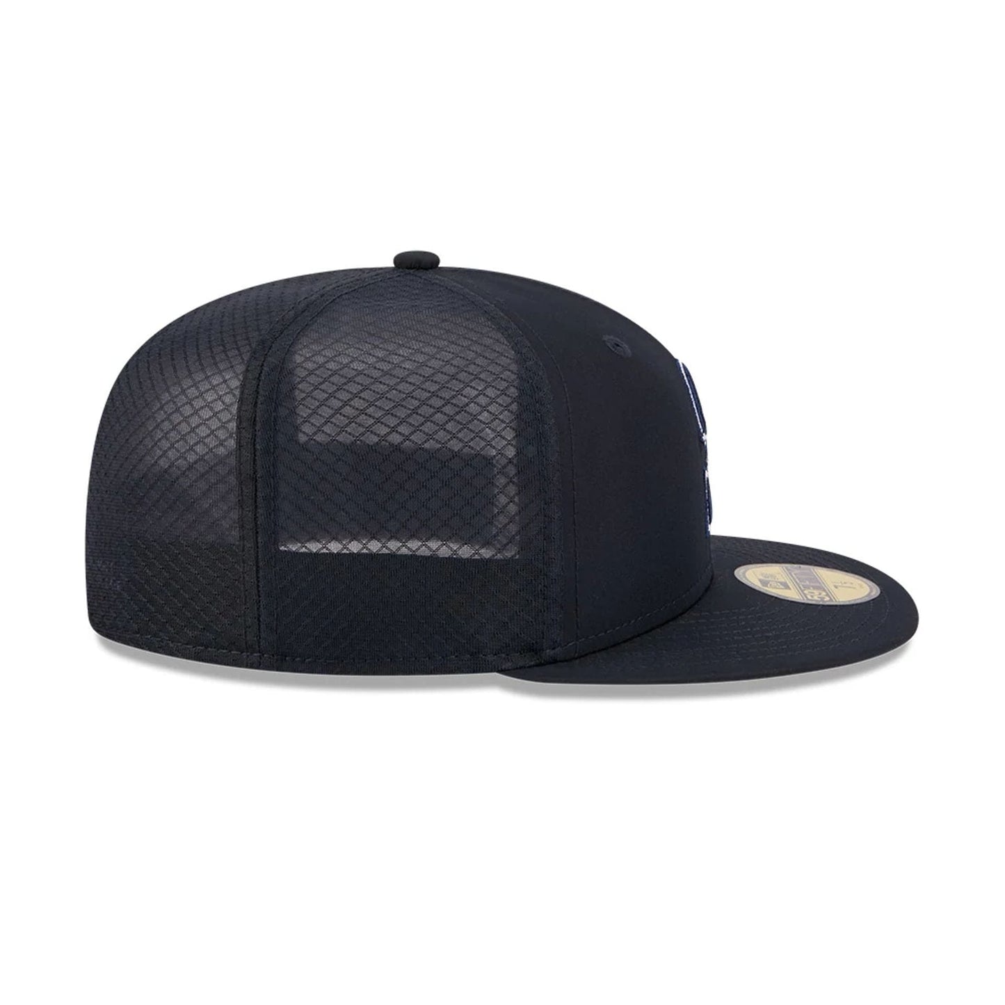 Pictured is this MLB Batting Practice 2026 Seattle Mariners 59FIFTY Fitted cap in navy. 6