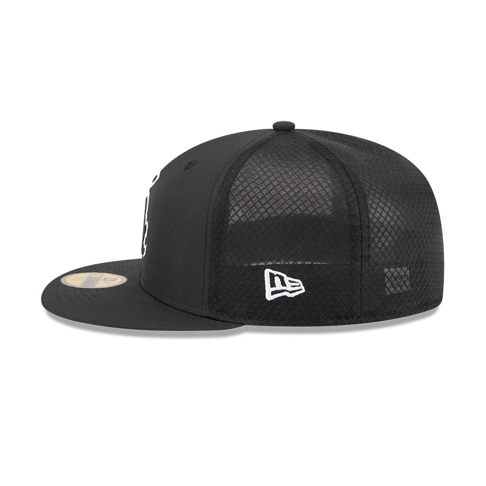 Pictured is this MLB Batting Practice 2026 Chicago White Sox 59FIFTY Fitted cap in black. 4