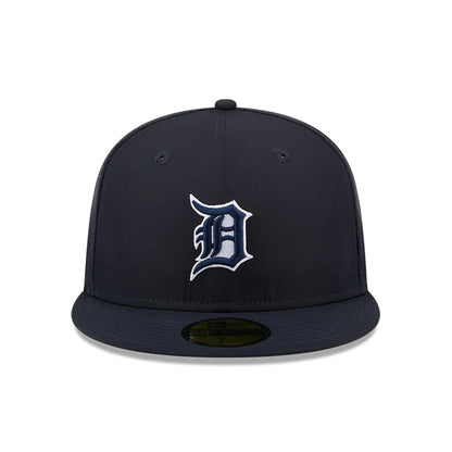 Pictured is this MLB Batting Practice 2026 Detroit Tigers 59FIFTY Fitted cap in navy. 2