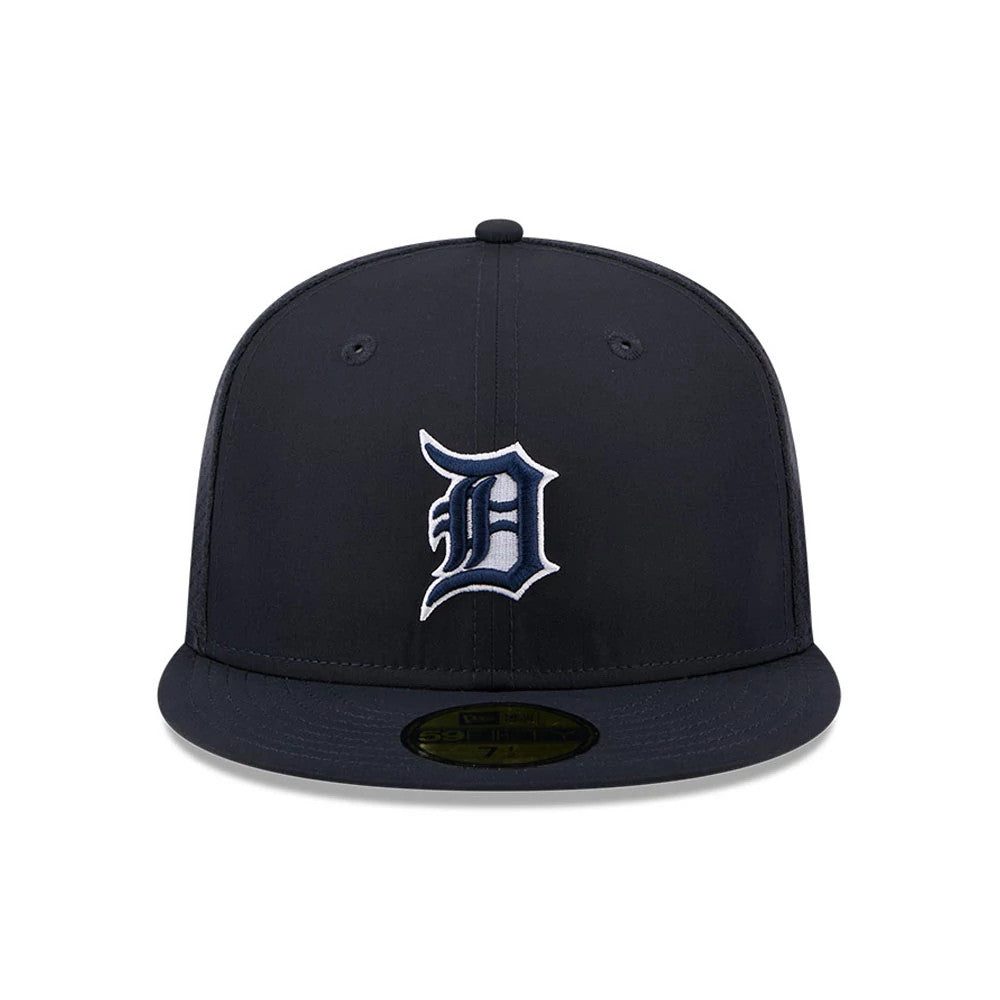 Pictured is this MLB Batting Practice 2026 Detroit Tigers 59FIFTY Fitted cap in navy. 2