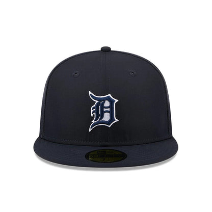 Pictured is this MLB Batting Practice 2026 Detroit Tigers 59FIFTY Fitted cap in navy. 2