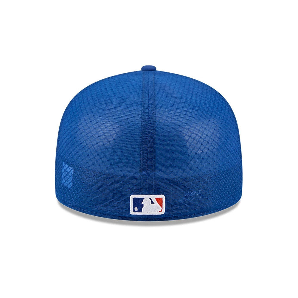 Pictured is this MLB Batting Practice 2026 New York Mets 59FIFTY Fitted cap in blue. 4