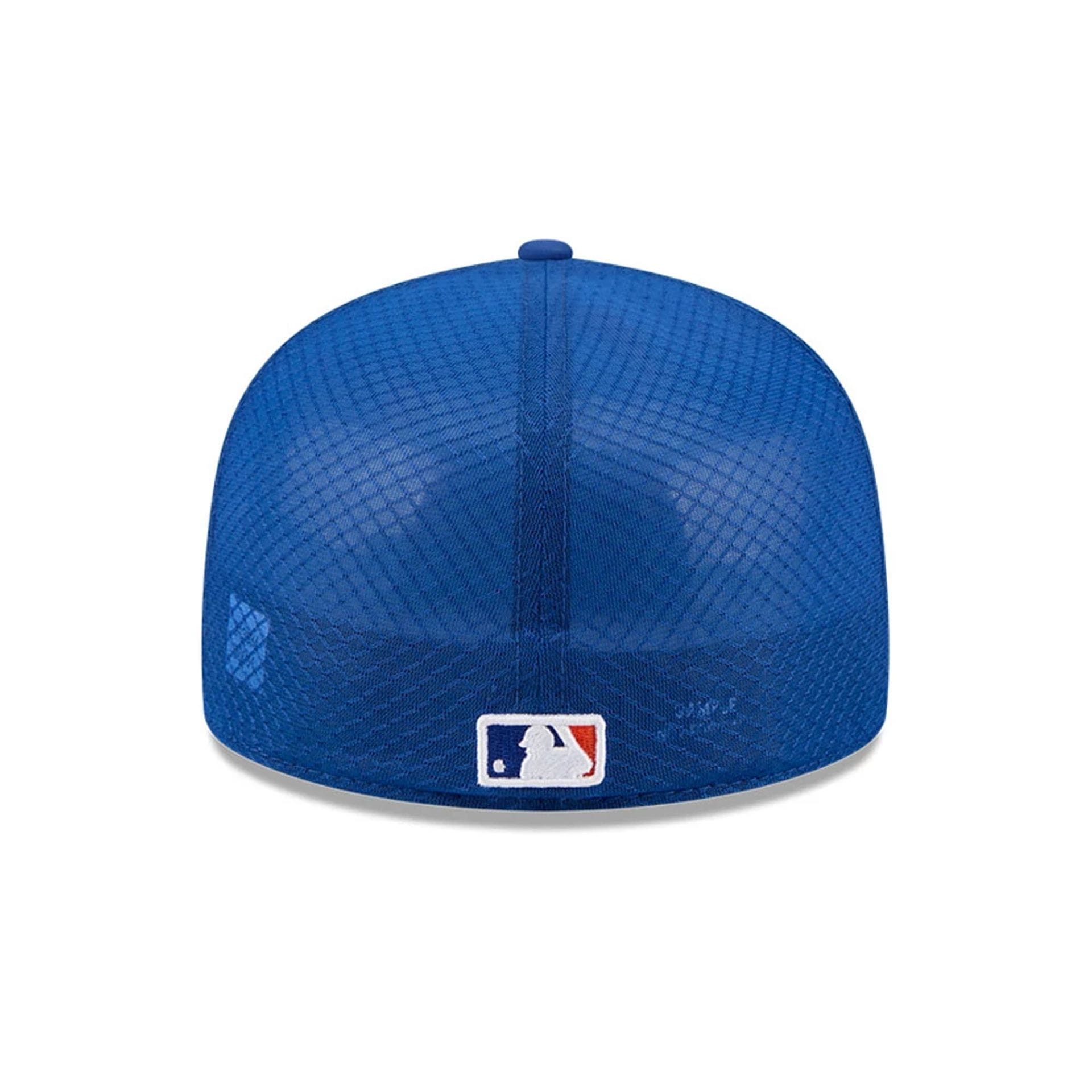 Pictured is this MLB Batting Practice 2026 New York Mets 59FIFTY Fitted cap in blue. 4