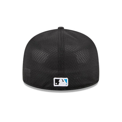 Pictured is this MLB Batting Practice 2026 Miami Marlins 59FIFTY Fitted cap in black. 6