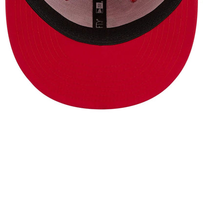 Pictured is this MLB Batting Practice 2026 LA Angels 59FIFTY Fitted cap in red. 7