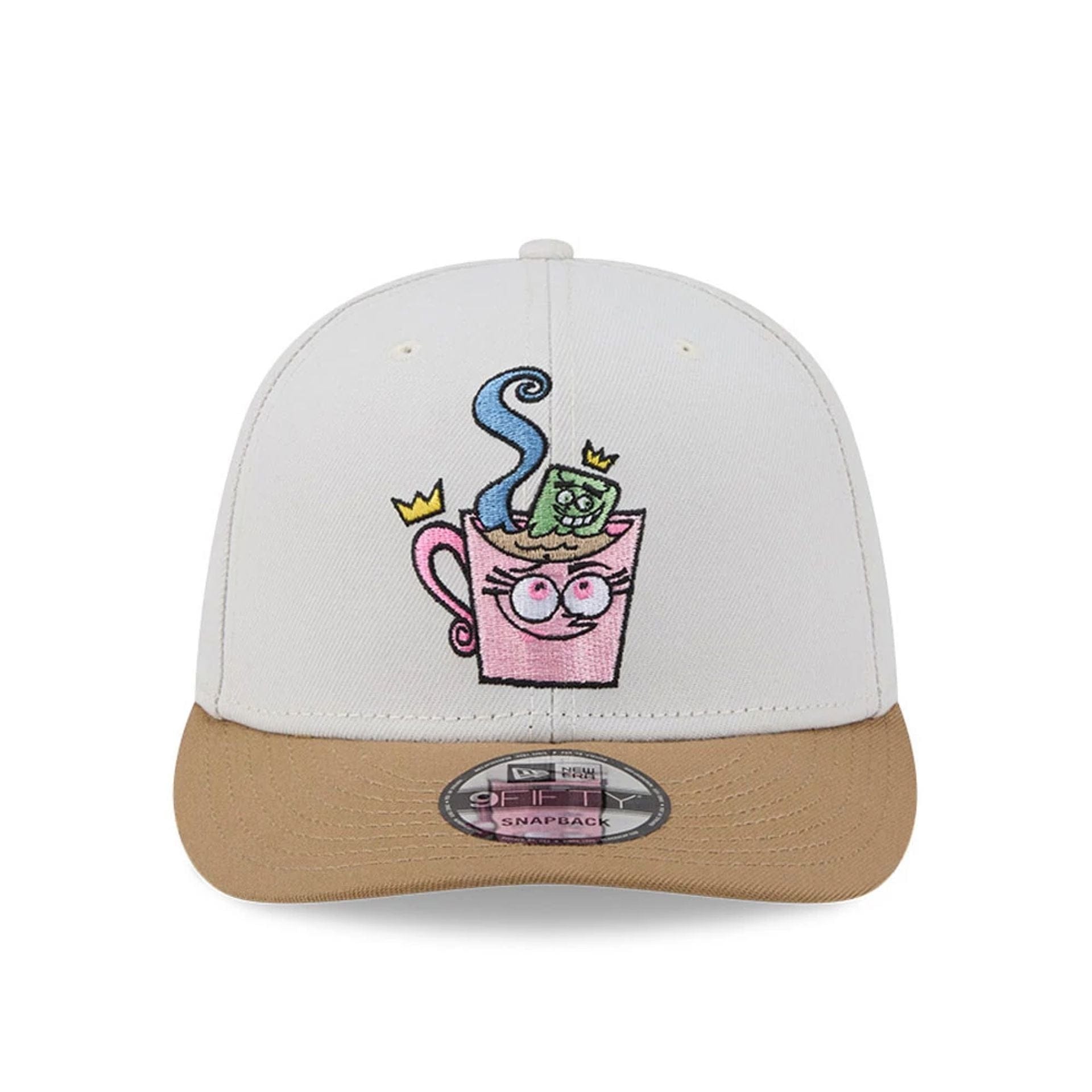 Pictured is this Nickelodeon Fairly Oddparents 9FIFTY Snapback cap in light beige. 3