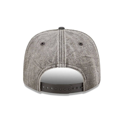 Pictured is this NFL Washed Denim Kansas City Chiefs 9SEVENTY Stretch Snap cap in dark grey. 6