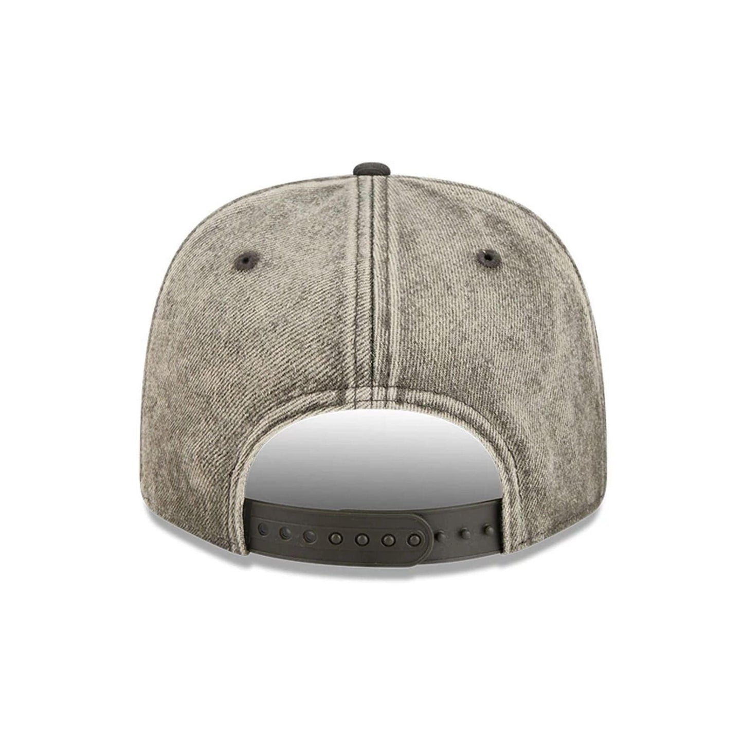 Pictured is this NFL Washed Denim New York Jets 9SEVENTY Stretch Snap cap in dark grey. 6