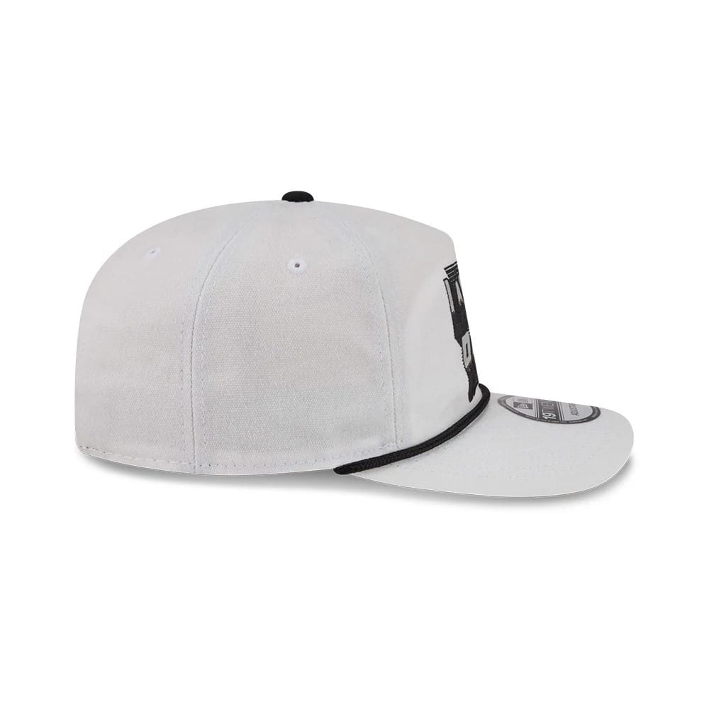 Pictured is this NFL Duck Cloth Las Vegas Raiders 19TWENTY cap in White. 6