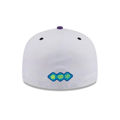 Pictured is this Dexter's Laboratory Genius At Work 59FIFTY Fitted cap in white. 7