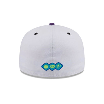 Pictured is this Dexter's Laboratory Genius At Work 59FIFTY Fitted cap in white. 7
