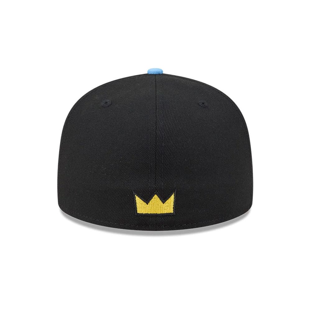 Pictured is this Nickelodeon Fairly Oddparents Jorgen Von Strangle 59FIFTY Fitted cap in black. 7