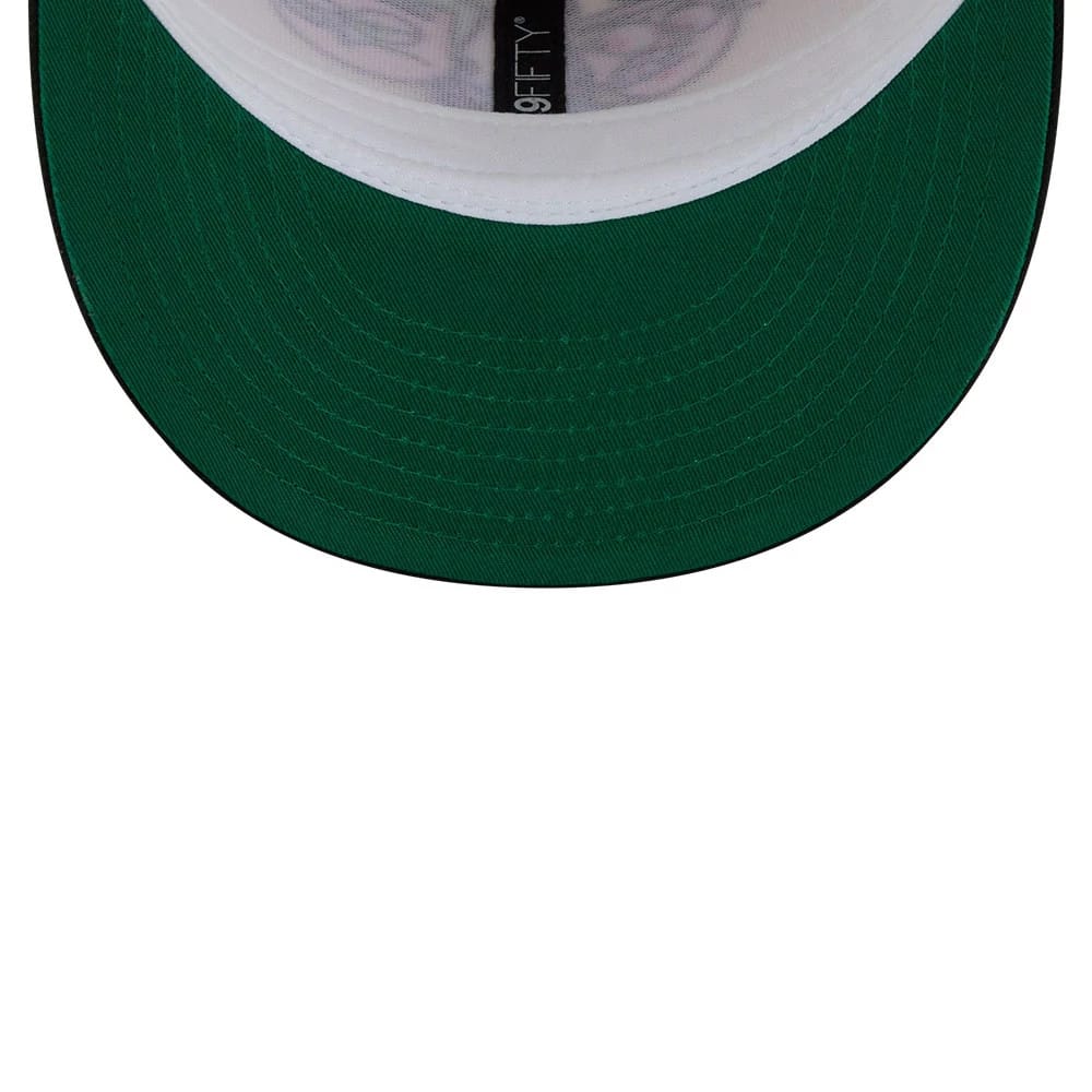 Pictured is this Nickelodeon Fairly Oddparents Is Today Over Yet 9FIFTY Snapback cap in white. 2