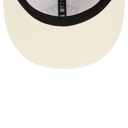 Pictured is this MLB Spring Floral New York Yankees 59FIFTY Fitted cap in white. 7
