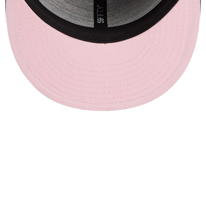 Pictured is this WBC Classical Script Netherlands Retro Crown 59FIFTY Fitted cap in Navy. 2