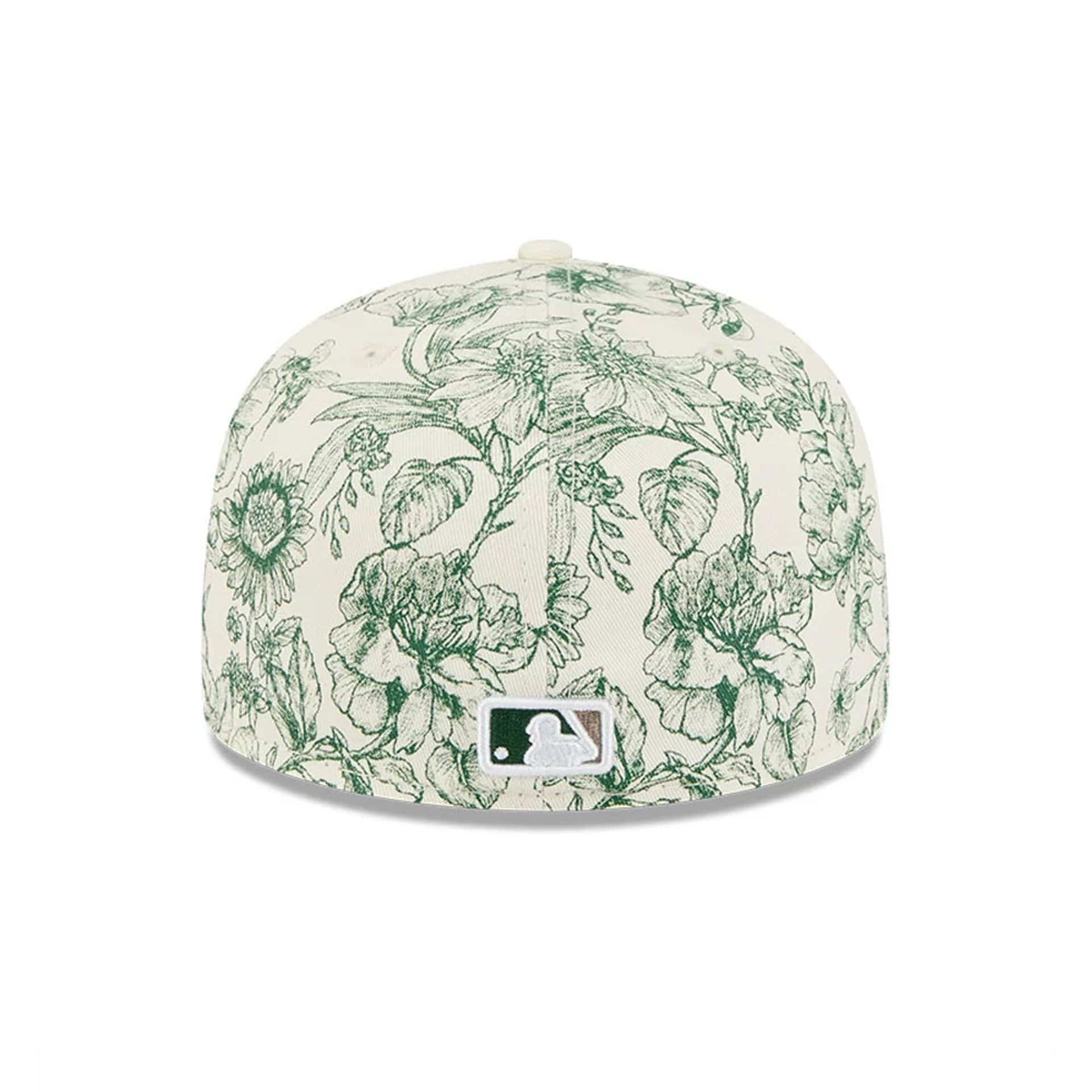 Pictured is this MLB Spring Floral LA Dodgers 59FIFTY Fitted cap in white. 6