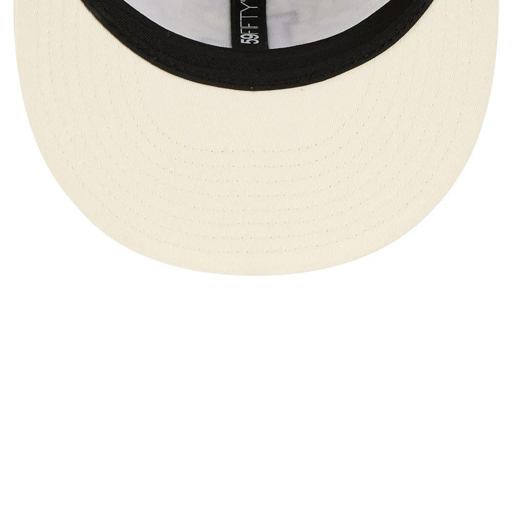 Pictured is this MLB Spring Floral LA Dodgers 59FIFTY Fitted cap in white. 7