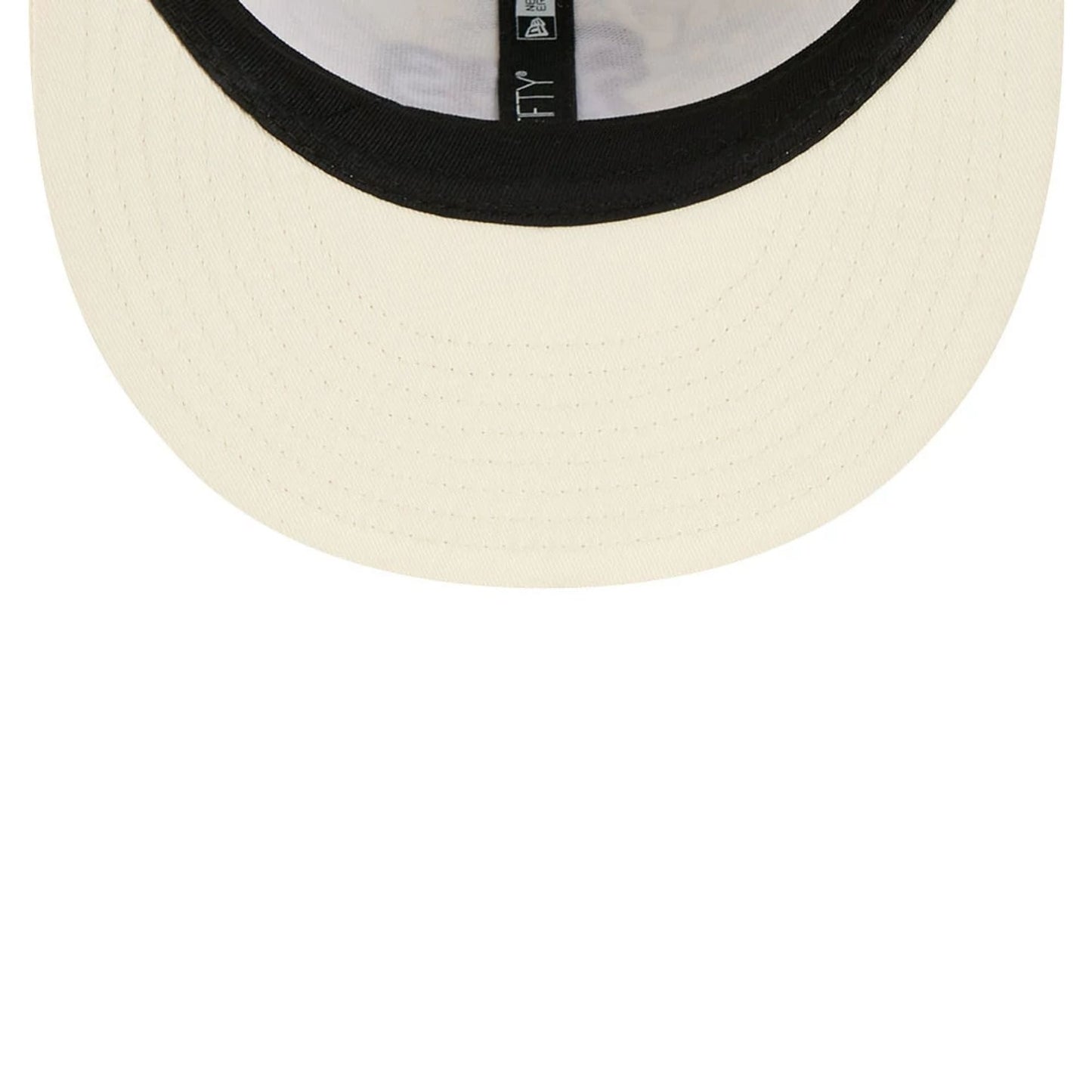 Pictured is this MLB Spring Floral Athletics 59FIFTY Fitted cap in white. 7