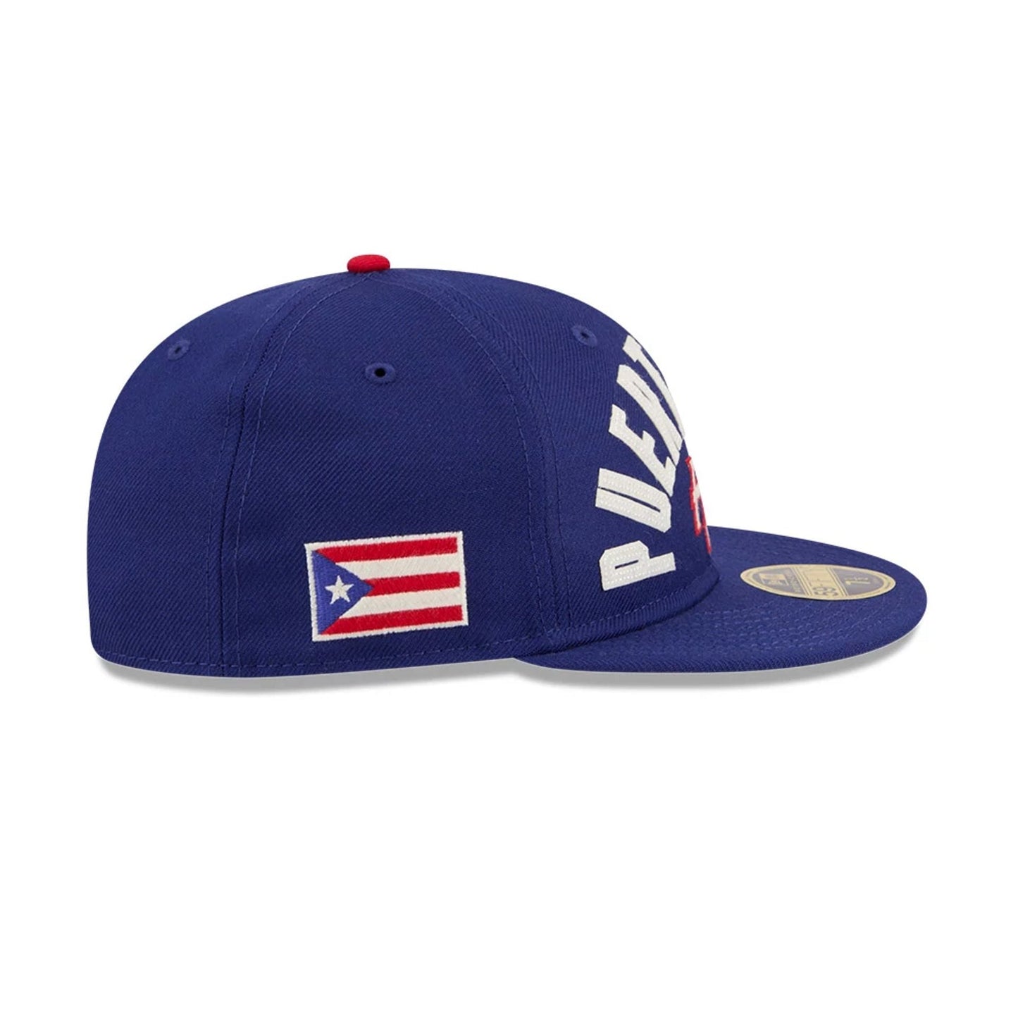 Pictured is this WBC Classical Script Puerto Rico Retro Crown 59FIFTY Fitted cap in blue. 5