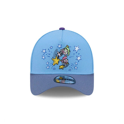 Pictured is this Nickelodeon Fairly Oddparents 9FORTY A-Frame cap in pastel blue. 3